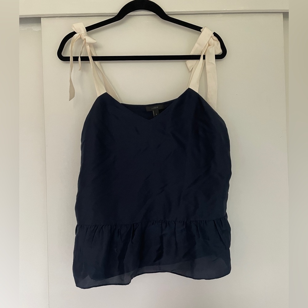 J Crew Satin Blouse